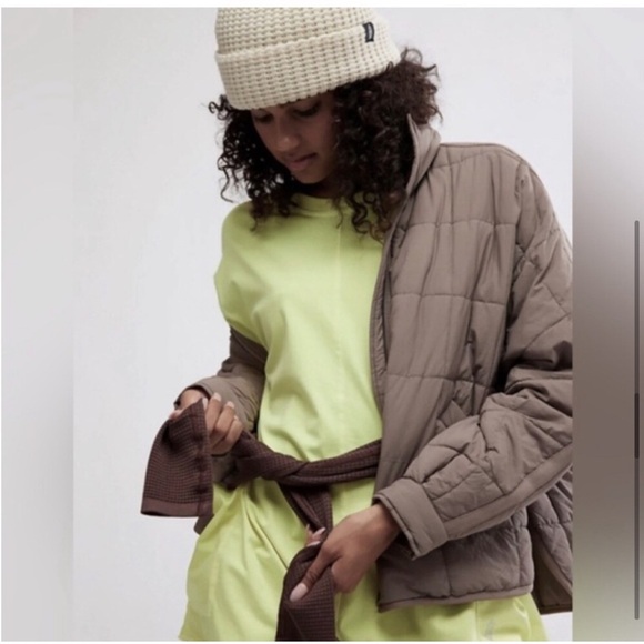 Free People FP Movement washed lime green Hot Shot Coddy Romper size medium new - Picture 7 of 9